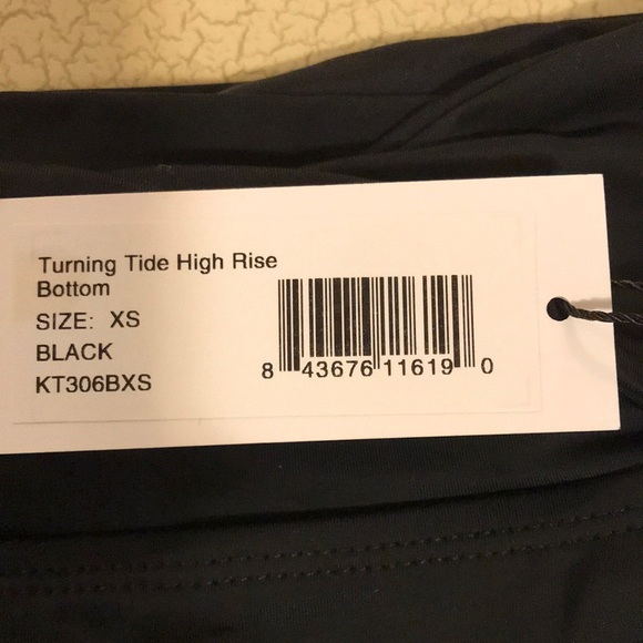 KT by Knix. XS Turning Tide High Rise Bikini Bottom - Picture 3 of 4